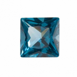 10mm Square Blue Zircon CZ - Pack of 1