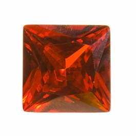 18mm Square Red CZ - Pack of 1