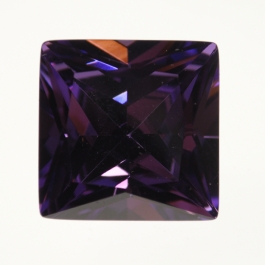 18mm Square Light Amethyst CZ - Pack of 1