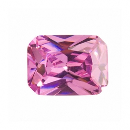 10X8mm Octagon Pink Rose CZ - Pack of 1