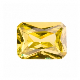 16x12mm Octagon Peridot CZ - Pack of 1