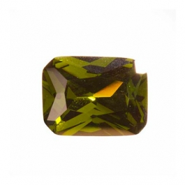 16X12mm Octagon Olive CZ - Pack of 1