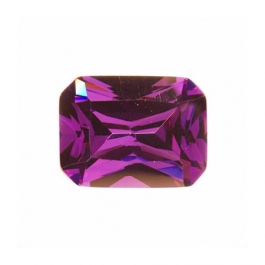 16x12mm Octagon Amethyst CZ - Pack of 1