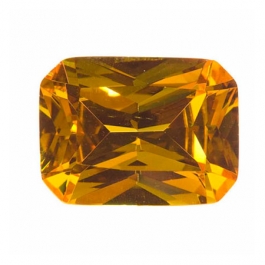 16X12mm Octagon Golden Yellow CZ - Pack of 1