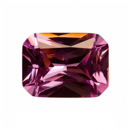 18X13mm Octagon Lavender CZ - Pack of 1
