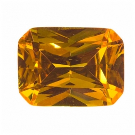 18X13mm Octagon Golden Yellow CZ - Pack of 1