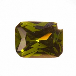 20X15mm Octagon Olive CZ - Pack of 1