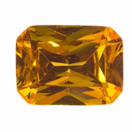 20X15mm Octagon Golden Yellow CZ - Pack of 1