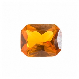 9x7mm Octagon Citrine CZ - Pack of 1
