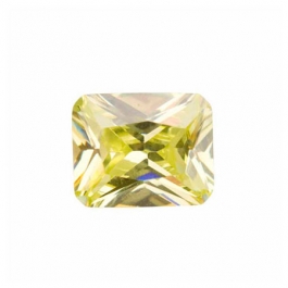 9x7mm Octagon Apple Green CZ - Pack of 1