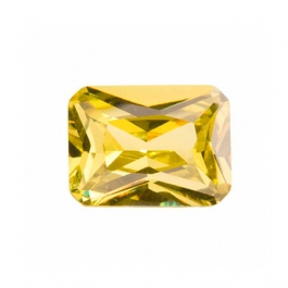 9x7mm Octagon Peridot CZ - Pack of 1