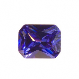 9x7mm Octagon Tanzanite CZ - Pack of 1