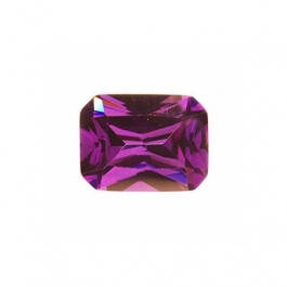 9x7mm Octagon Amethyst CZ - Pack of 1