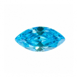 10X5mm Marquise Blue Topaz CZ - Pack of 2