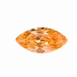 14X7mm Marquise Dark Champagne CZ - Pack of 1