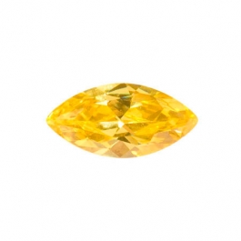 14X7mm Marquise Yellow CZ - Pack of 1