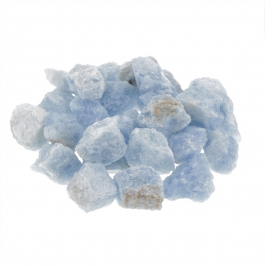 WireJewelry 1.5 lbs of Bulk Rough Blue Calcite Stone - Large Natural Rough Stone and Crystals for Tumbling
