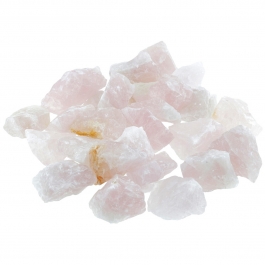 WireJewelry 1.5 lbs of Bulk Rough Rose Quartz Stone - Large Natural Rough Stone and Crystals for Tumbling
