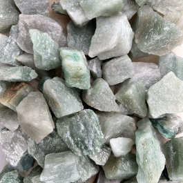 WireJewelry Lt Green Aventurine Rough - Large Natural Gemstones in 3 LB Bag