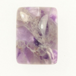 Dog Teeth Amethyst 22x30mm Rectangle Cabochon - Pack of 1