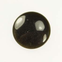 Golden Obsidian 10mm Round Cabochon - Pack of 2
