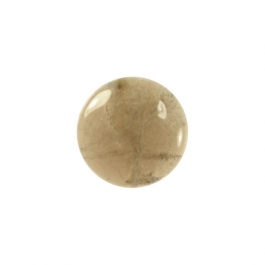 Smoky Quartz 10mm Round Cabochon - Pack of 2