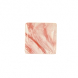 Cherry Quartz 10mm Square Cabochon - Pack of 2