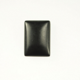 Matte Onyx 10x14mm Rectangle Cabochon - Pack of 2