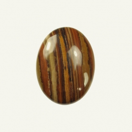 Iron Zebra Jasper 10x14mm Oval Cabochon - Pack of 2