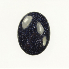 Blue Goldstone 10x14mm Oval Cabochon - Pack of 2