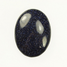 Blue Goldstone 13x18mm Oval Cabochon