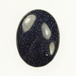 Blue Goldstone 18x25mm Oval Cabochon