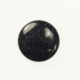 Blue Goldstone 10mm Round Cabochon - Pack of 2