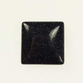 Blue Goldstone 10mm Square Cabochon - Pack of 2