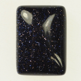 Blue Goldstone 30x40mm Rectangle Cabochon