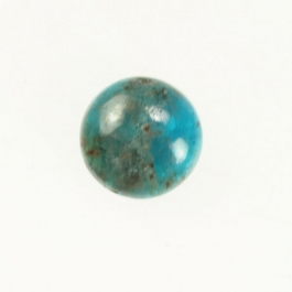Blue Apatite 6mm Round Cabochon - Pack of 2