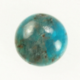 Blue Apatite 10mm Round Cabochon - Pack of 2