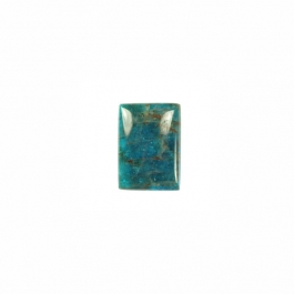 Blue Apatite 6x8mm Rectangle Cabochon - Pack of 2