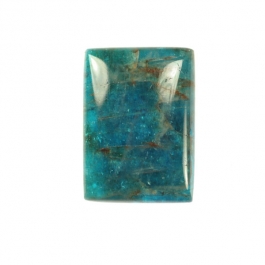 Blue Apatite 13x18mm Rectangle Cabochon