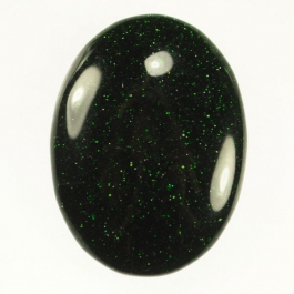 Green Goldstone 30x40mm Oval Cabochon