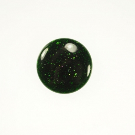 Green Goldstone 10mm Round Cabochon - Pack of 2