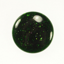 Green Goldstone 25mm Round Cabochon