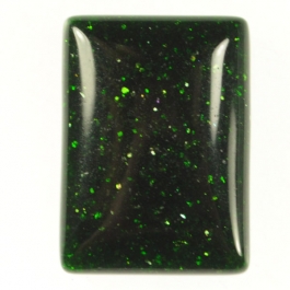 Green Goldstone 30x40mm Rectangle Cabochon