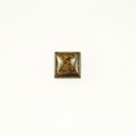 Bronzite 10mm Square Cabochon - Pack of 2