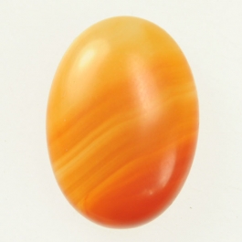 Matte Carnelian 22x30mm Oval Cabochon - Pack of 1