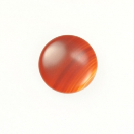 Matte Carnelian 10mm Round Cabochon - Pack of 2