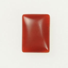 Matte Carnelian 13x18mm Rectangle Cabochon