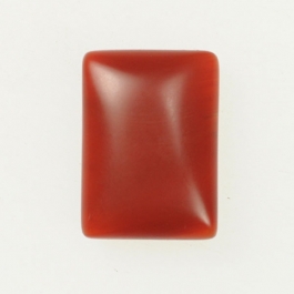 Matte Carnelian 18x25mm Rectangle Cabochon