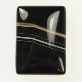 Sardonyx 22x30mm Rectangle Cabochon - Pack of 1