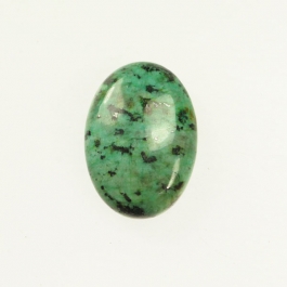 African Turquoise 10x14mm Oval Cabochon - Pack of 2